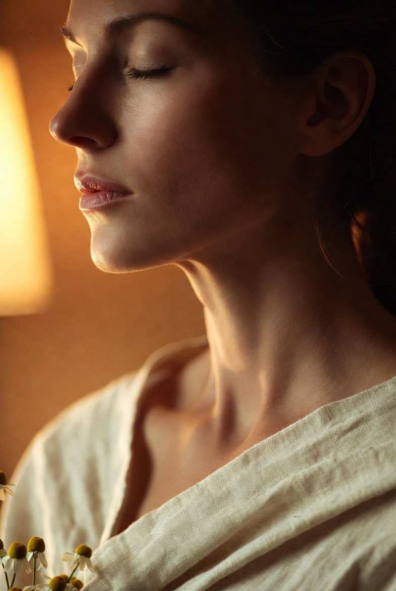 Golden ritual portrait